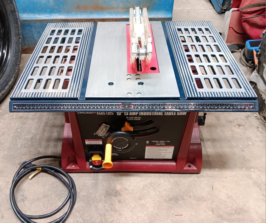 Chicago Electric 10 Inch Table Saw Model 63117