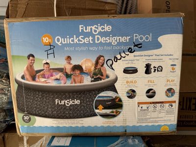 Funsicle 10’x30” Quickset above ground pool New