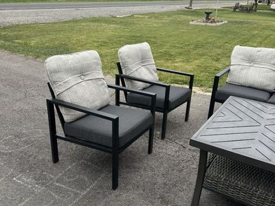 Lighlty Used Patio Set