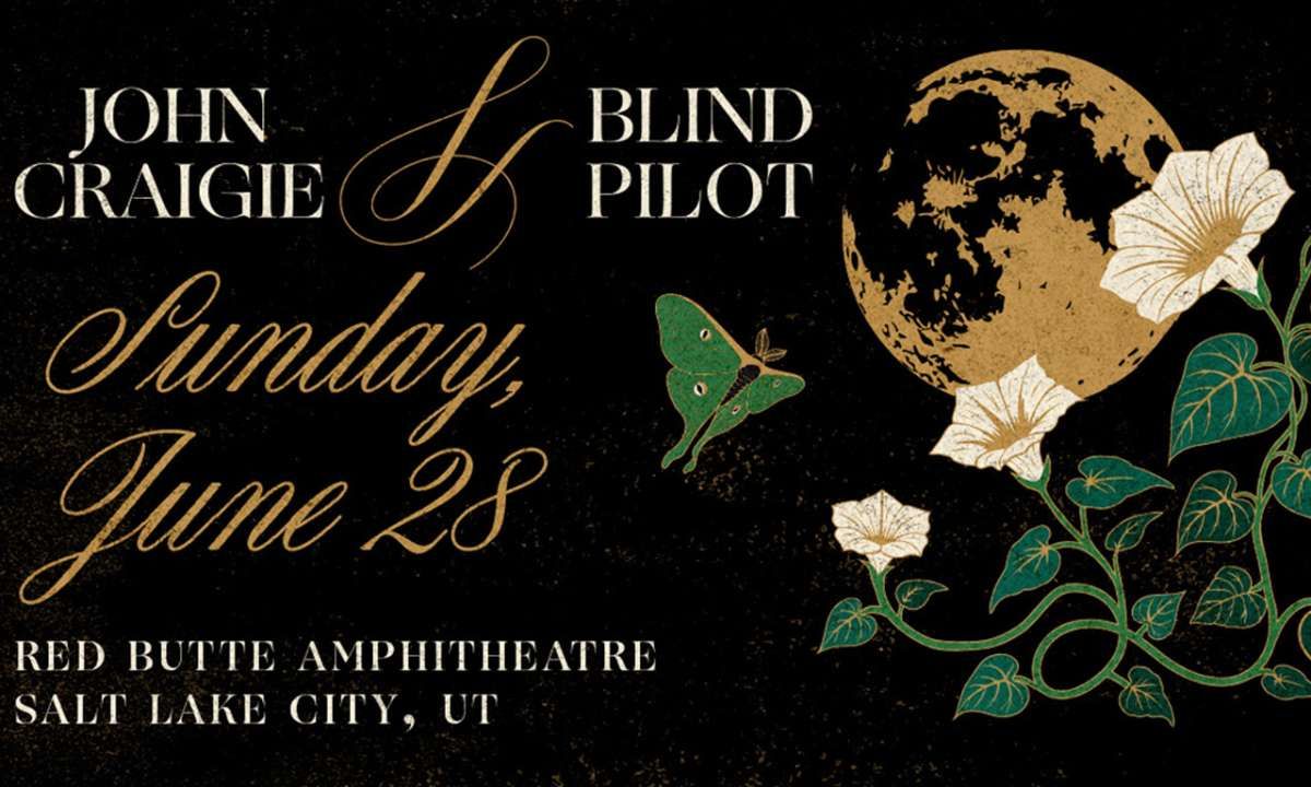 Four (4) John Craigie & Blind Pilot Concert Tickets - Red Butte Amphitheater, SLC - Next Sunday, June 28