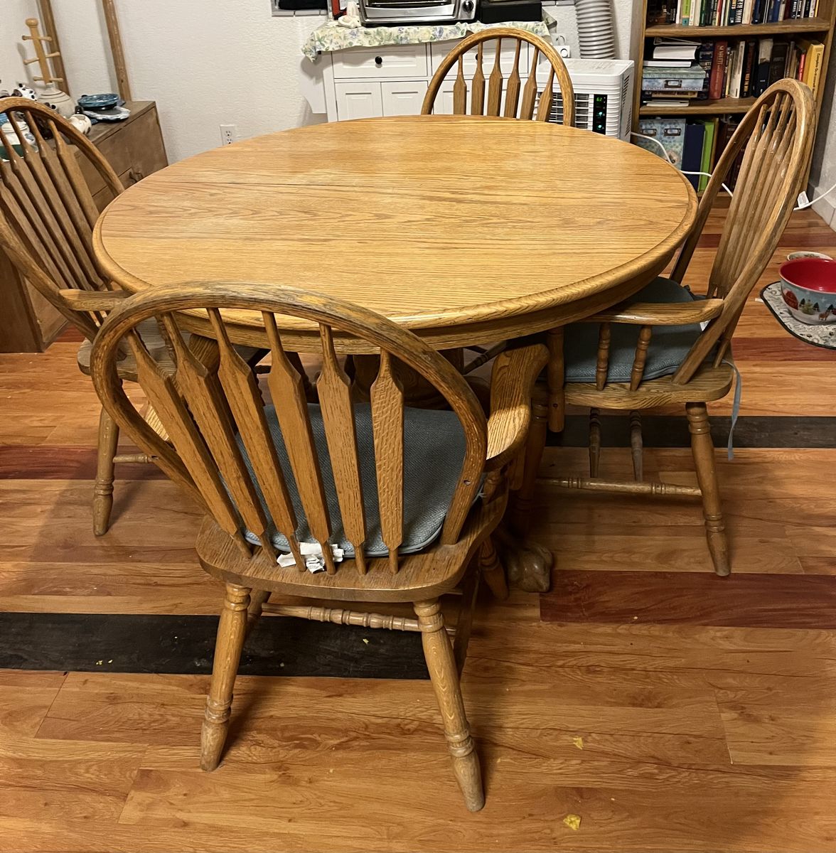 Oak table and chairs
