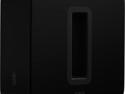 Sonos Sub (Gen 3) Wireless Subwoofer - Black - Deep Bass for Home Theater & Music
