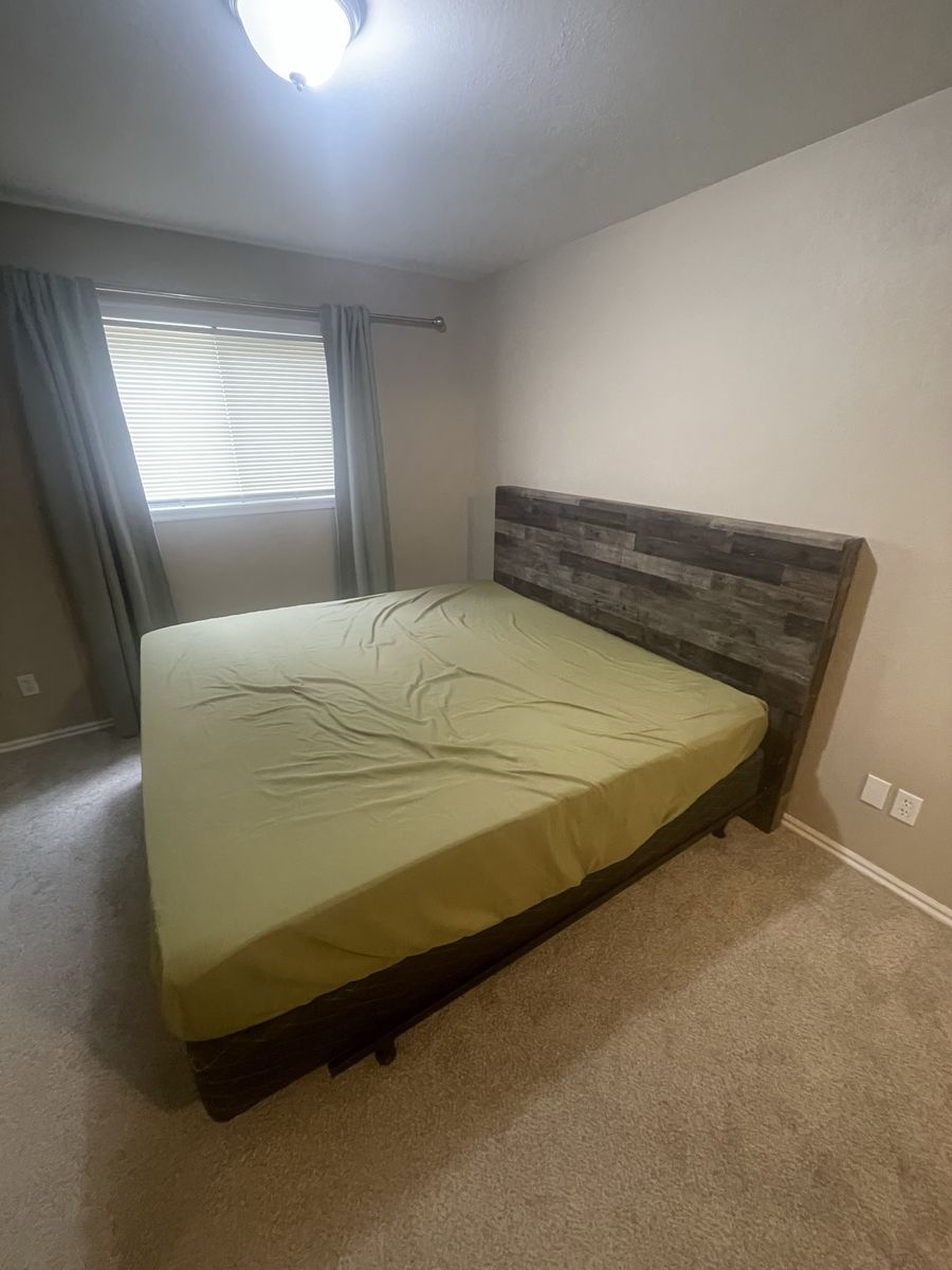 Cali King Mattress & frame with Headboard