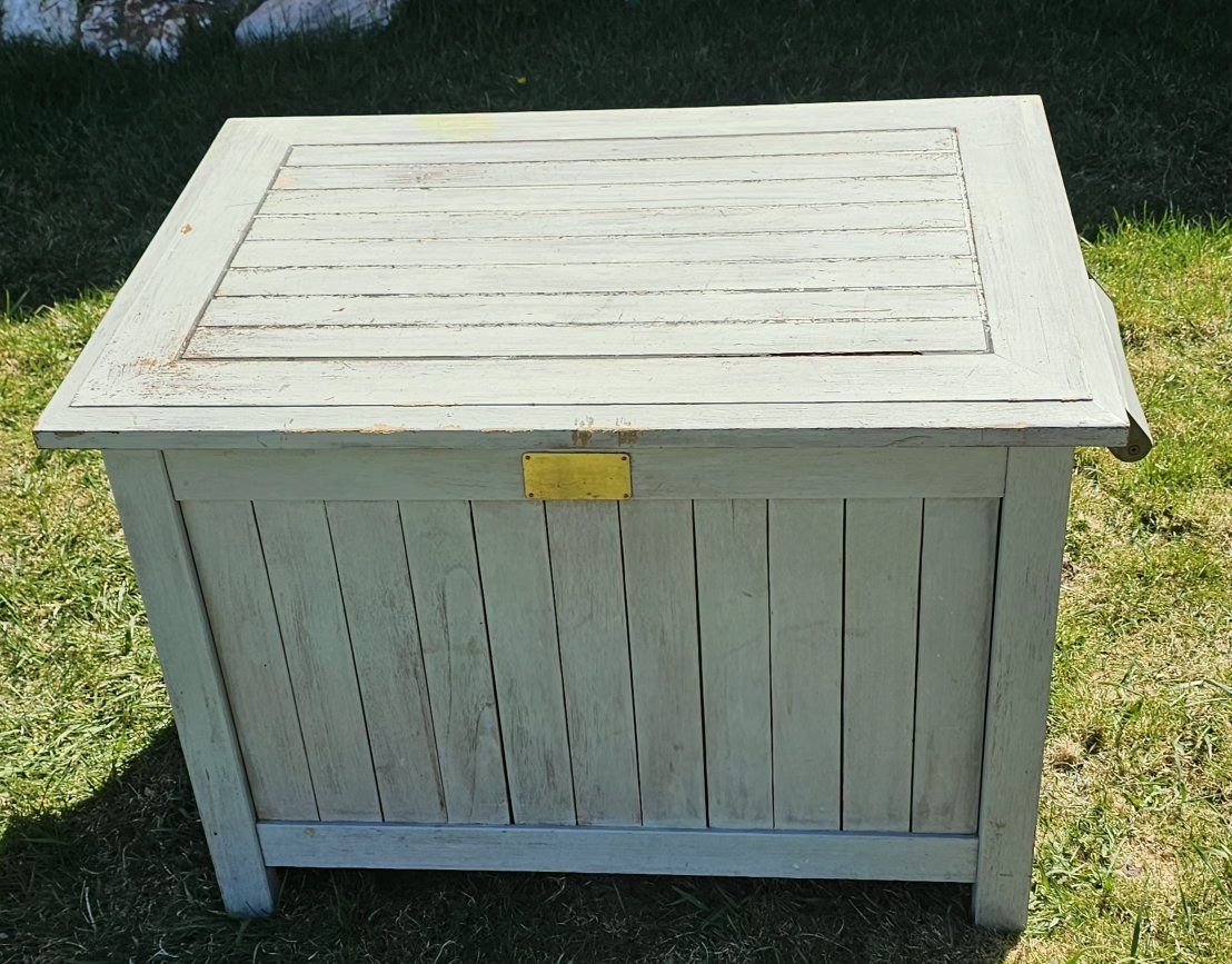 Cooler Teak Wood for Patio or Boat 32"Wx23.5"Dx23H