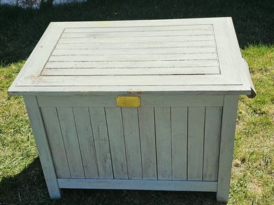 Cooler Teak Wood for Patio or Boat 32"Wx23.5"Dx23H