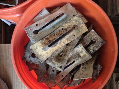 Bulk Lot of Used Lumber, Plywood, Concrete Forms, Pins, and Misc. Building Materials - Great for Projects