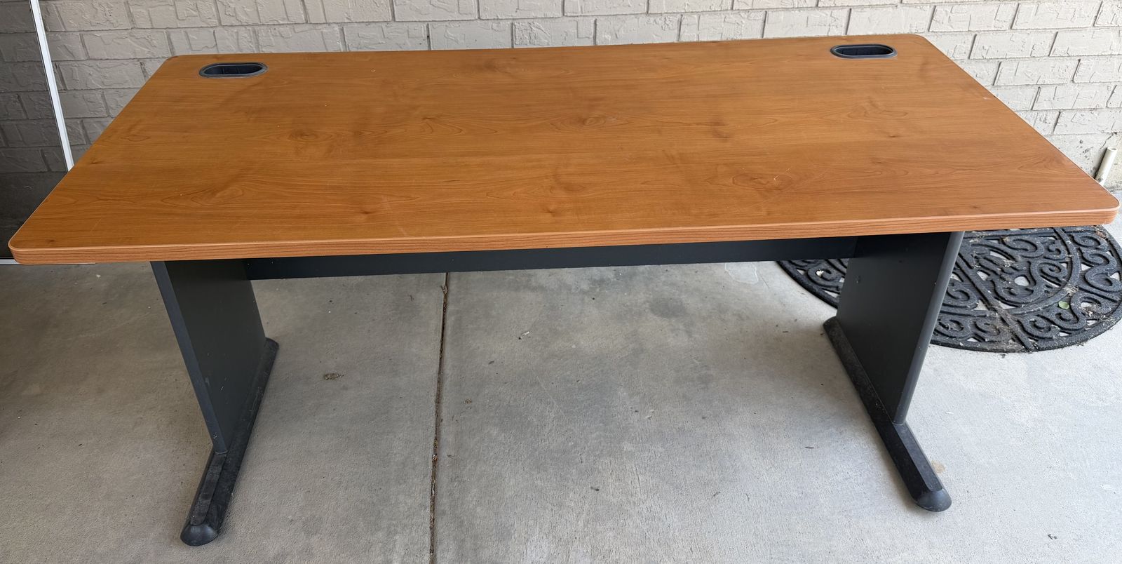 60"x27" Commercial Office Desk / Work Table – Sturdy Metal Frame