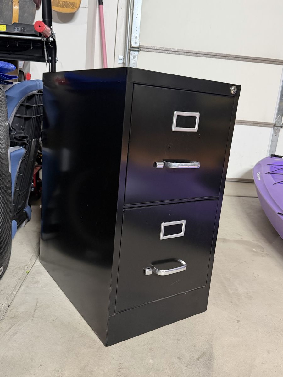 2-Drawer Metal File Cabinet for Filing