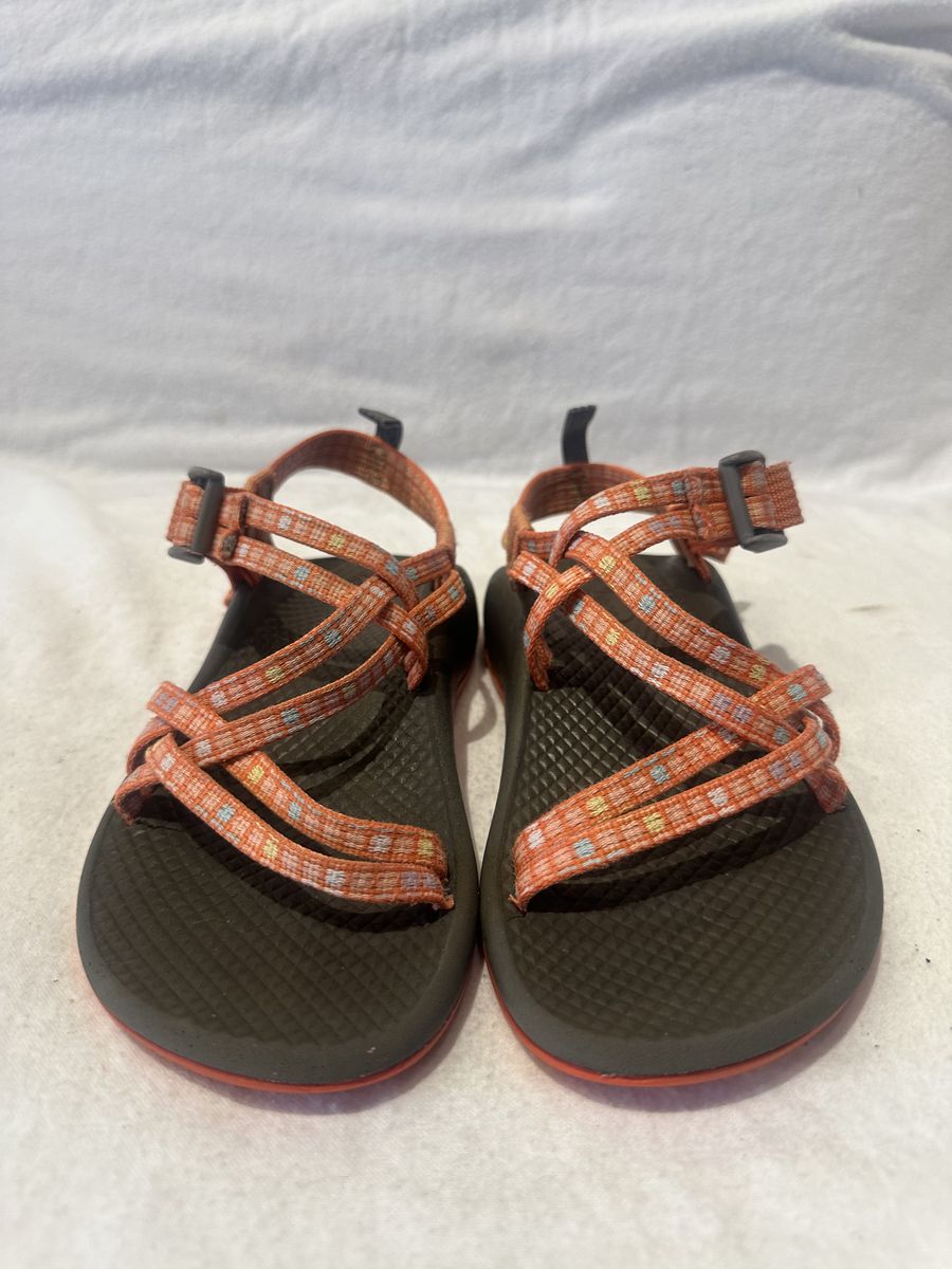 Chaco Youth Size 2 Peach, Print, Hiking Sandals