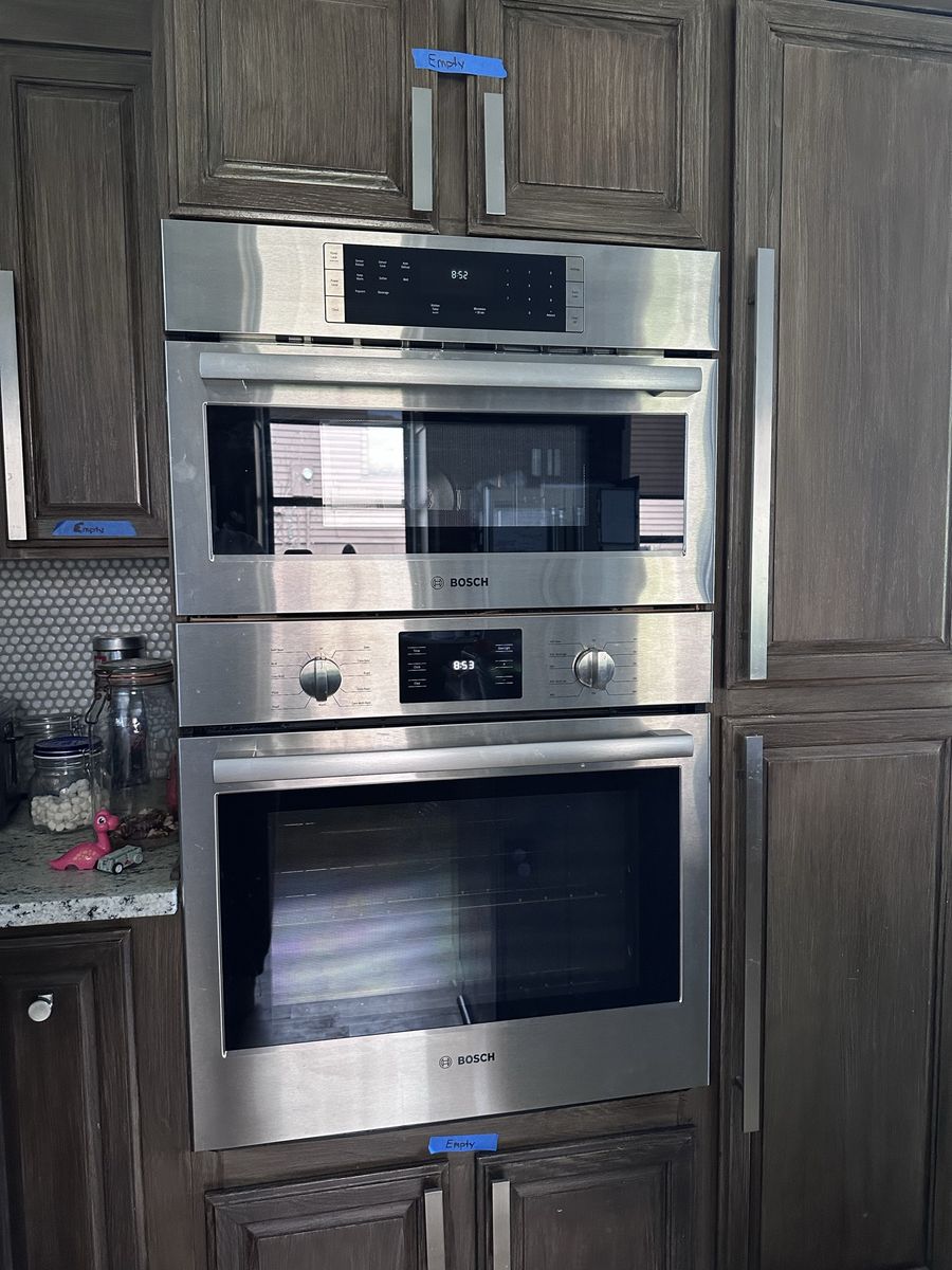 Bosch Appliances - Gas Range - Electric Oven and Microwave Stack