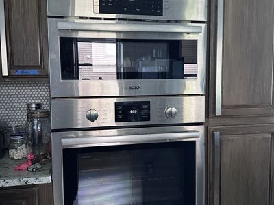 Bosch Appliances - Gas Range - Electric Oven and Microwave Stack