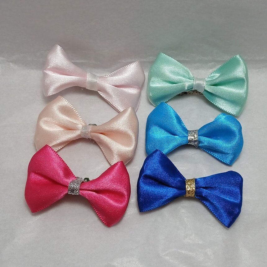 Mini Silky Hair Bows