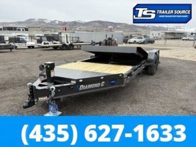 7x20 Diamond C HDT 207 Tilt Trailer - 15.5K GVWR - 14 Ply Tires