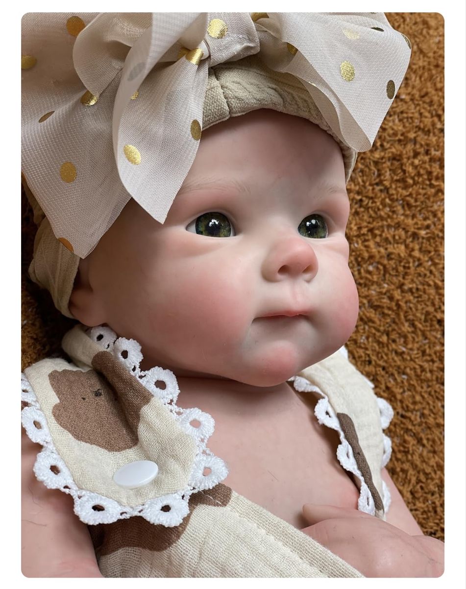 Lifelike Solid Silicone Full Body Reborn Baby Doll - Anatomically Correct Newborn