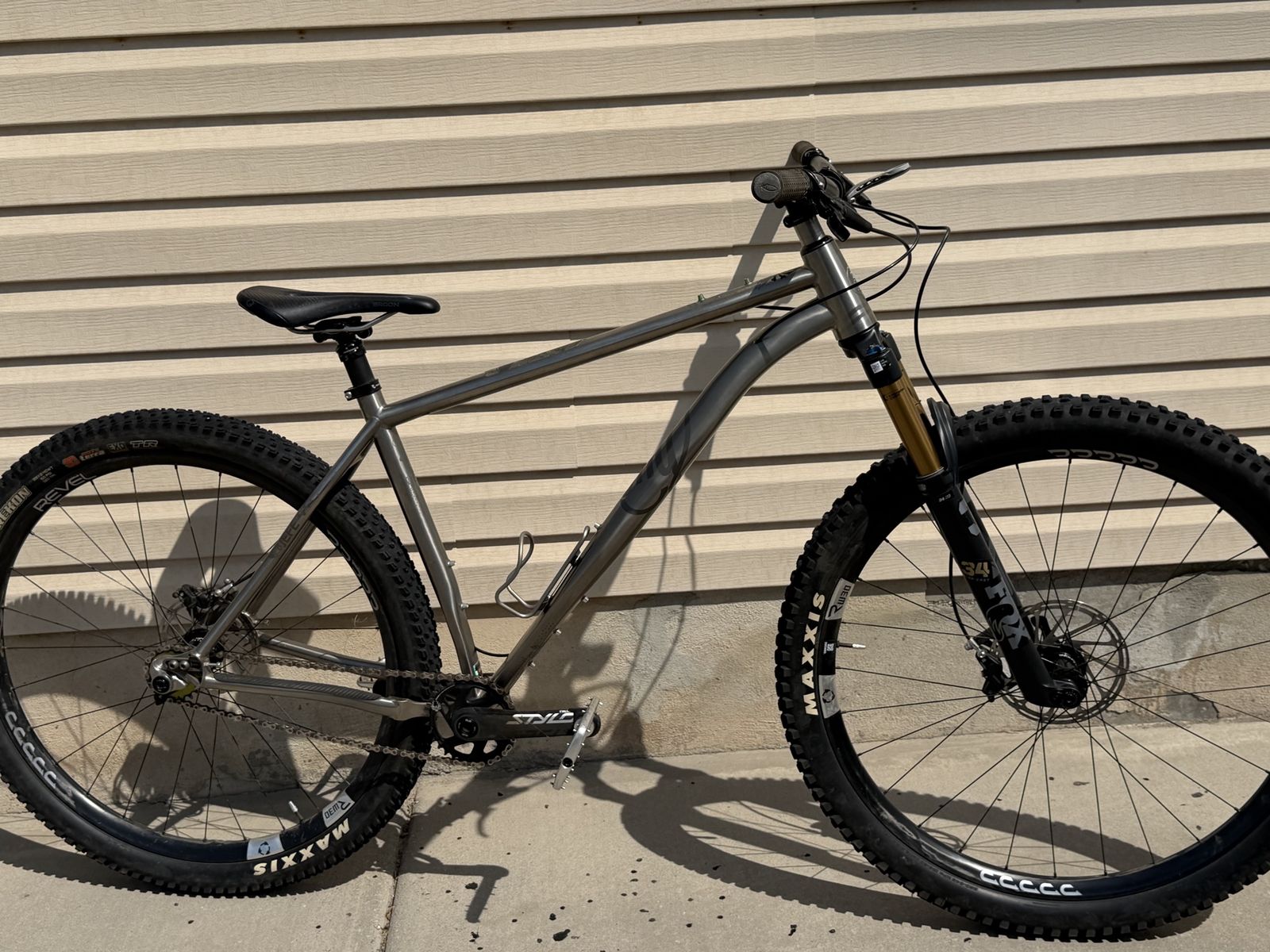 WHY Cycles (Now REVEL Bikes) Titanium EL Jefe  Frame & Fox Fork only  Size XL