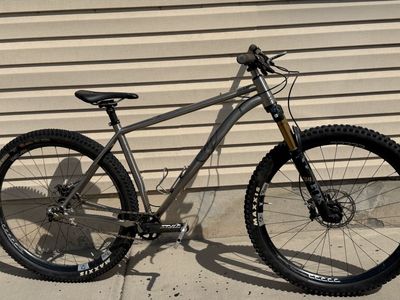 WHY Cycles (Now REVEL Bikes) Titanium EL Jefe Frame & Fox Fork only Size XL