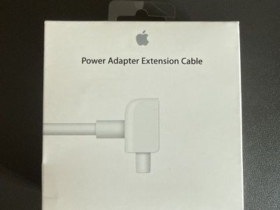 New Apple Power Adapter Extension Cable for MacBooks - White, Genuine OEM
