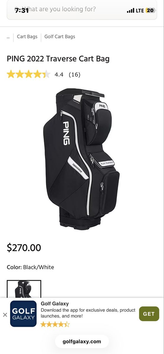 Ping Traverse Cart Bag