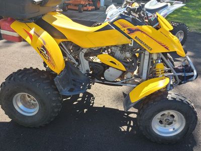 2000 Bombardier 650 cc ATV (we have 2 for sale) and 1 2004 Yamaha YFC450 cc