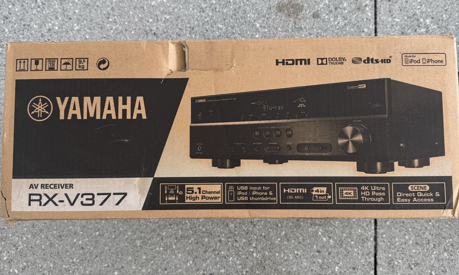 Yamaha RX-V377 Stereo Receiver