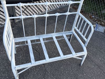 Old Metal Palio Bench
