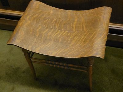 Vintage Thebes-style Stool