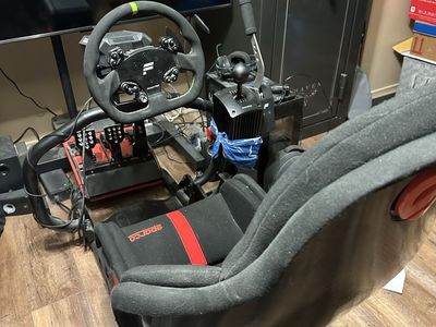 Sparco Sim Rig with Carbon Seat, DD1 PS4 edition with Xbox Wheel.