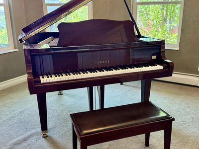 Gorgeous Walnut Baby Grand Piano