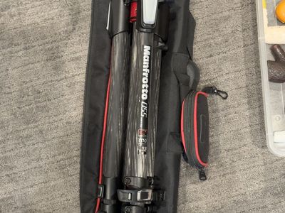 Manfrotto 055 Carbon Fiber Tripod with X-Pro Head + Accessories
