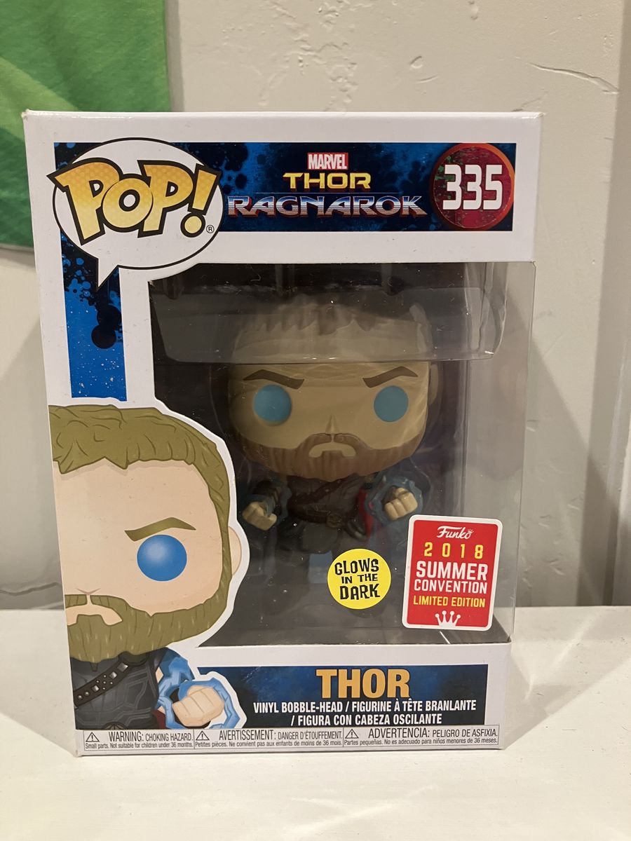 Funko Pop! Marvel Thor Ragnarok #335 GITD Thor Summer Convention Limited Edition Figure