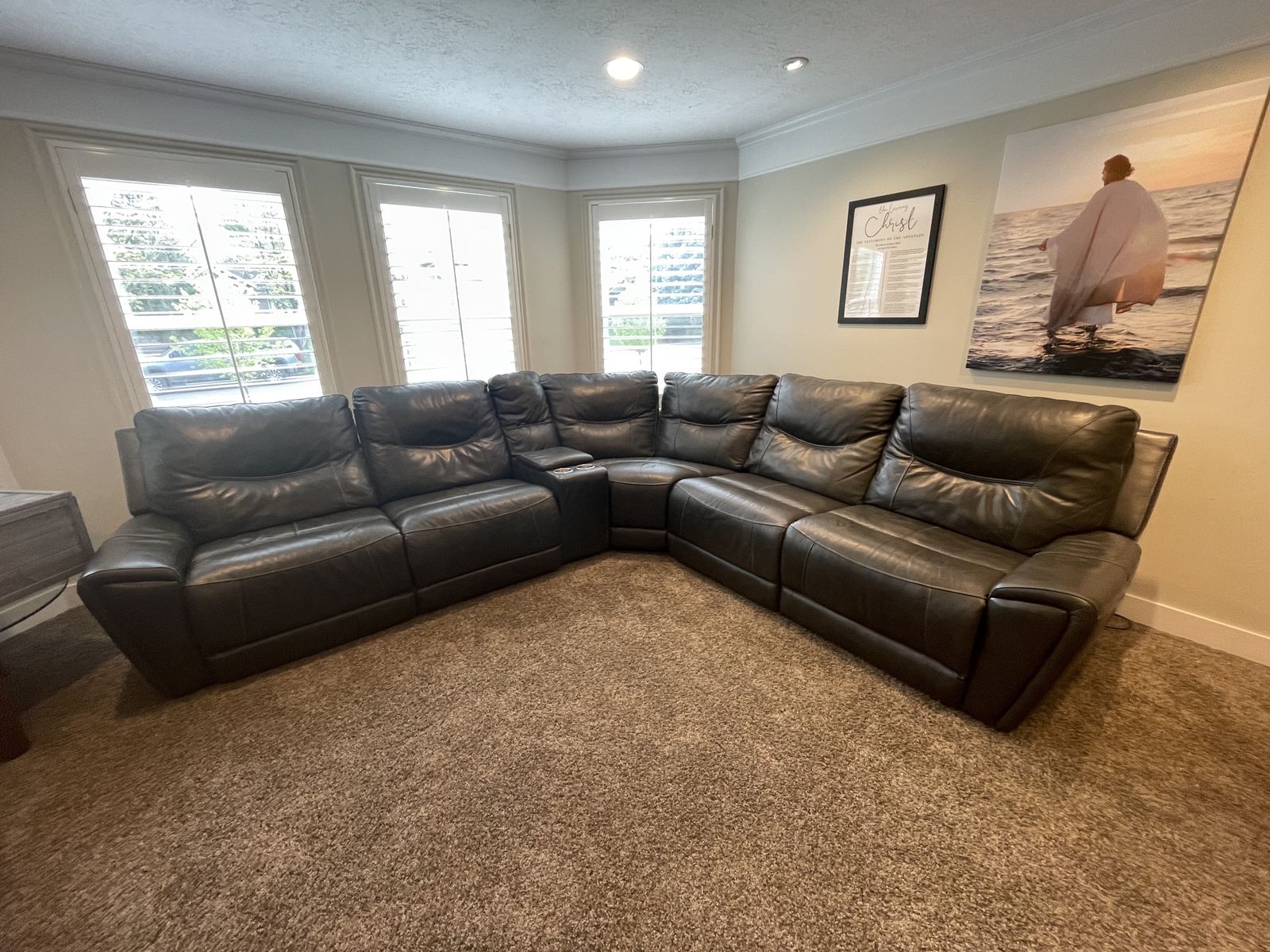 Leather Sectional
