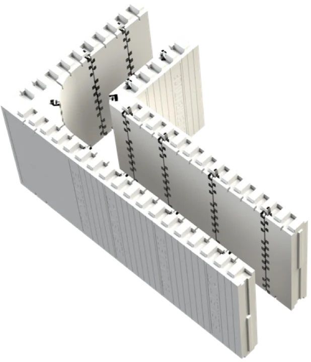 (2) Element ICF Corner Blocks