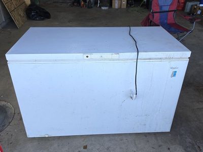 Whirlpool White Chest Freezer - Used, Good Condition