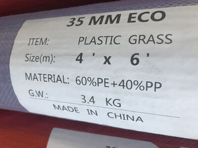 priemium Artificial turf 4’ x 7’ perfect for balcony or pet grass