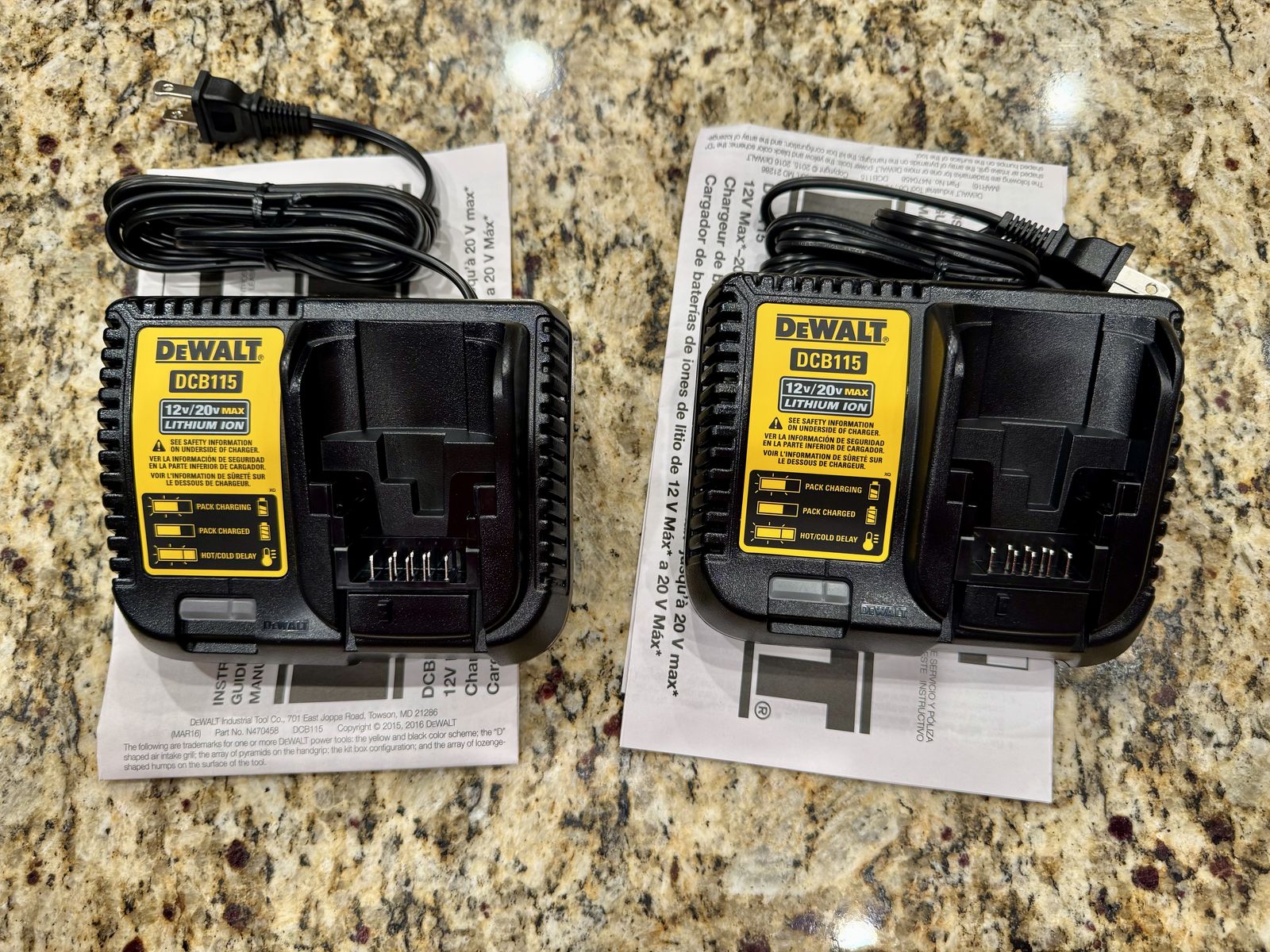 Dewalt Battery Charger(s)- NIB