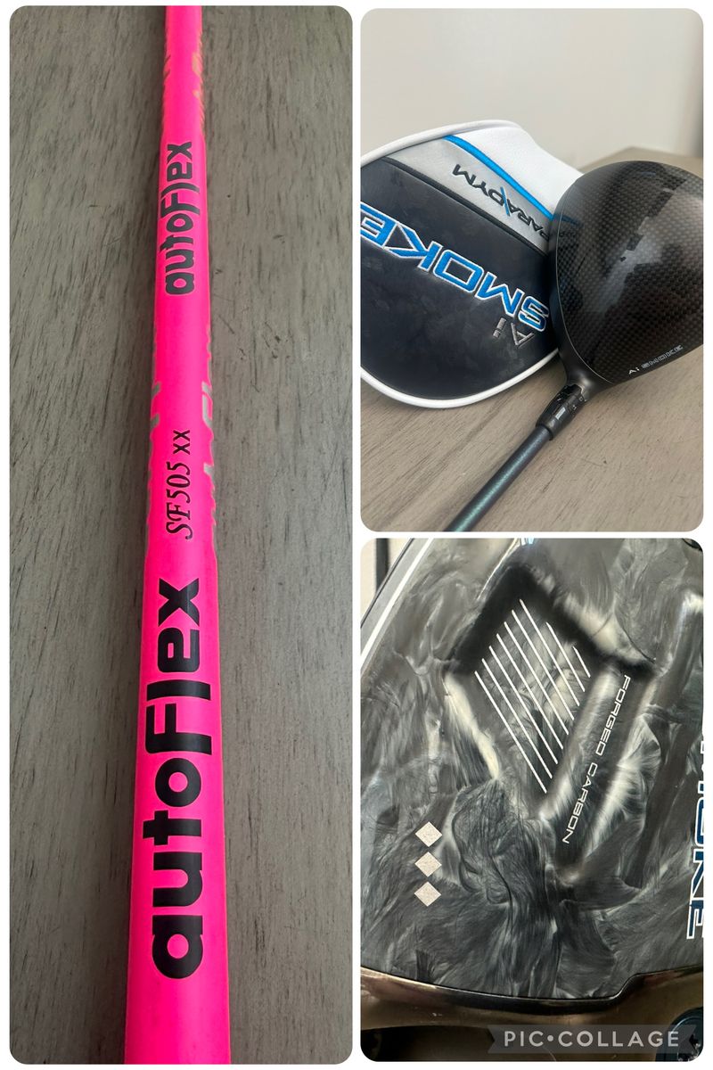 Callaway Paradym Ai Smoke Triple Diamond 9* Driver, plus $850 AutoFlex SF505 XX Shaft,