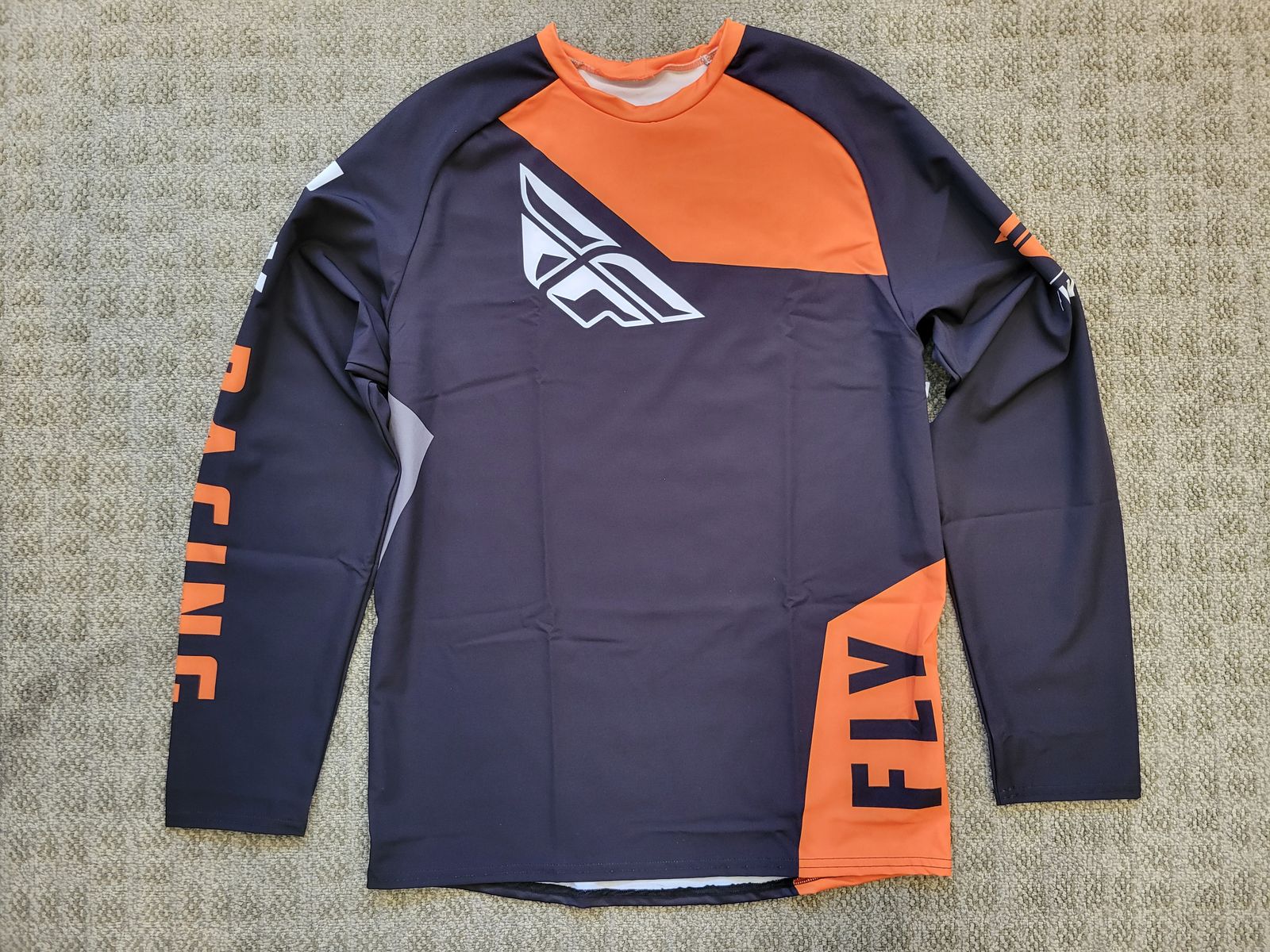 Medium Fly Racing SNX Jersey (Orange/Black/Grey)