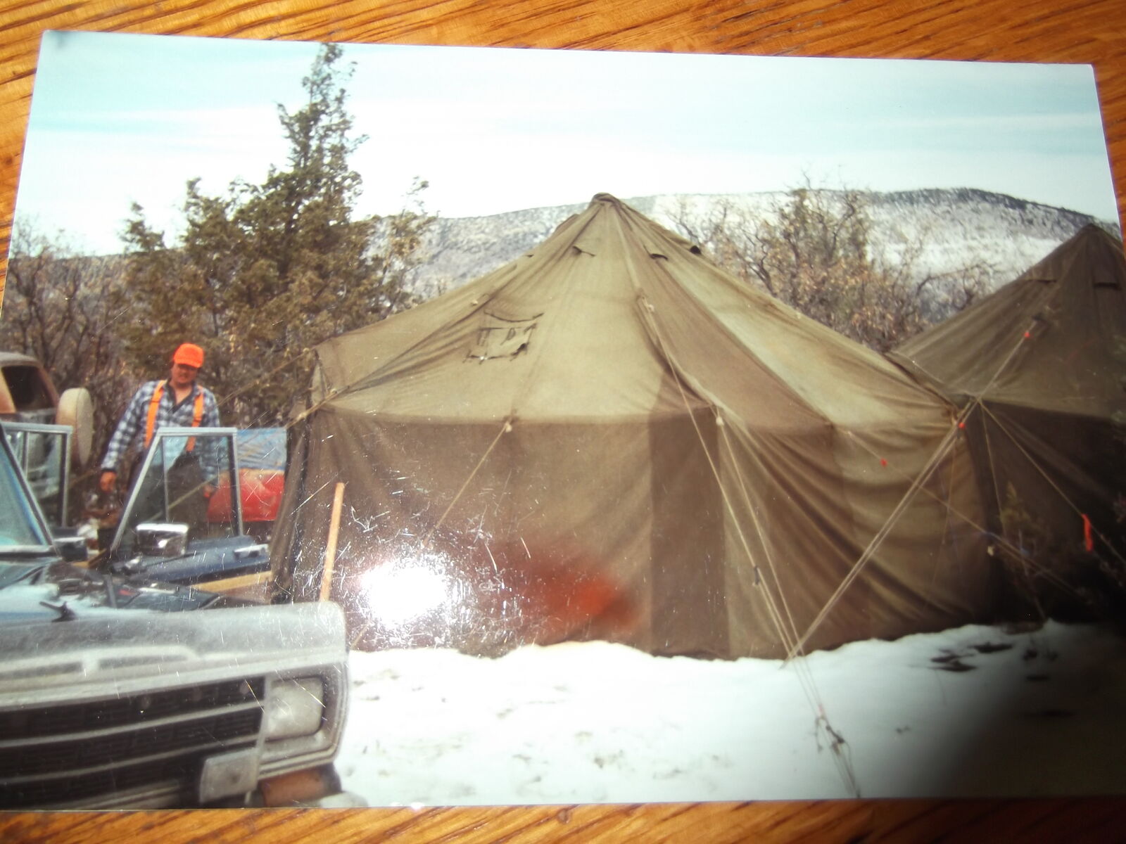 US Army Canvas Gen Purpose Tent 17 1/2 diameter (2 available)