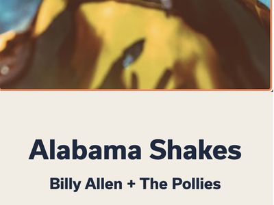 Alabama Shakes.