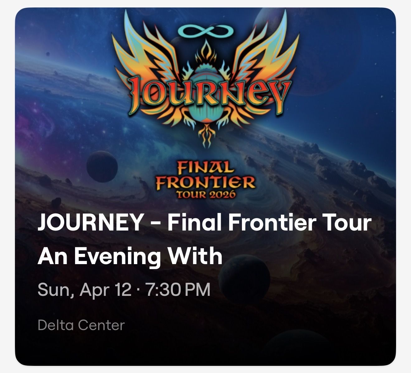 2ND ROW JOURNEY TICKETS (5)