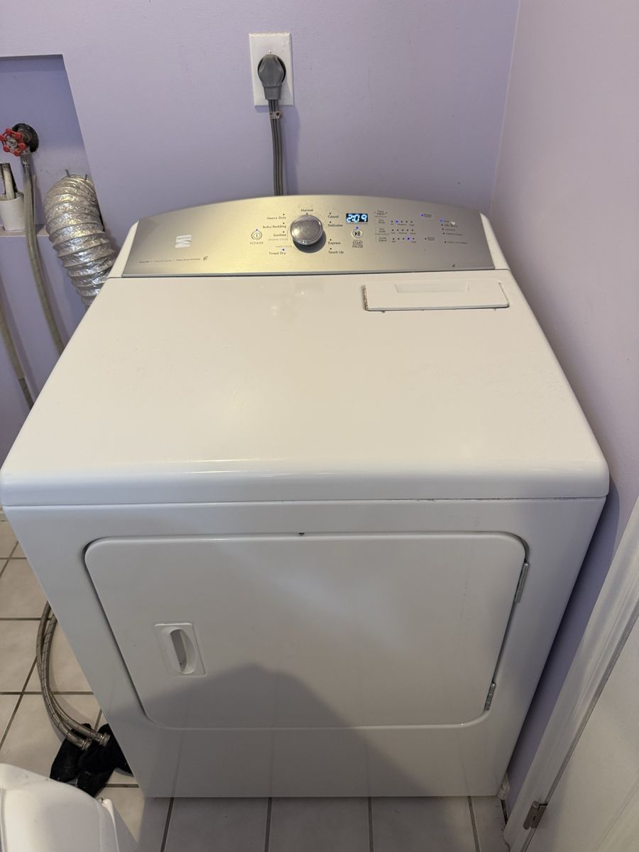 Kenmore White Electric Top Load Washer & Dryer Set - Great Condition
