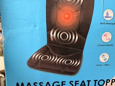 HealthTouch Massage Seat Topper with Vibration and Soothing Heat