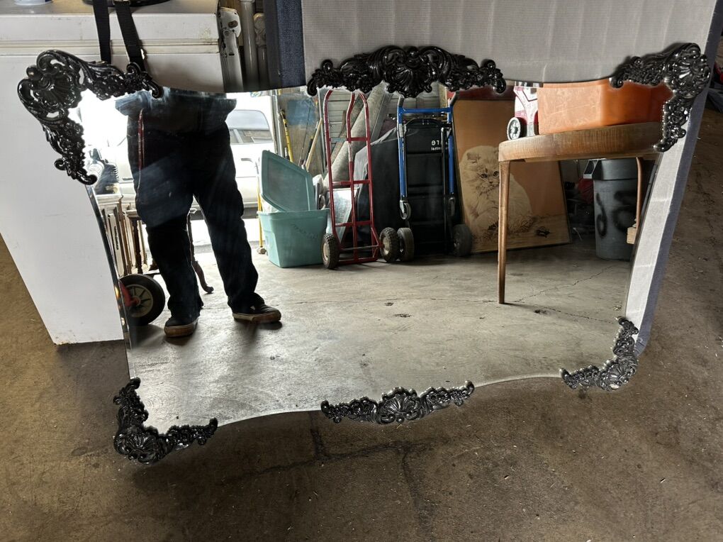 Vintage French Louis XVI Style Rococo Mirror