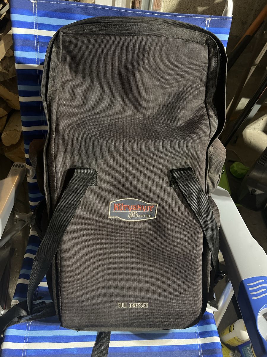 Kuryakyn Bagtec Full Dresser Motorcycle Luggage Travel Bag Black