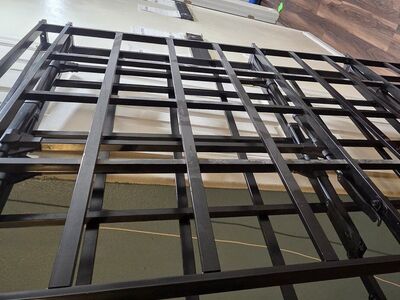 California King Purple bed frame
