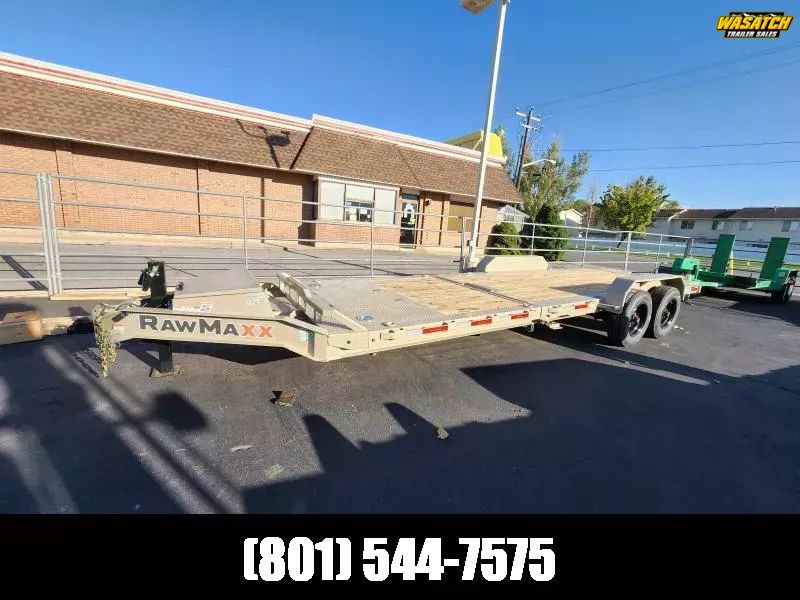 2026 RawMaxx 24' G7X 20K Gravity Tilt Flatbed Trai