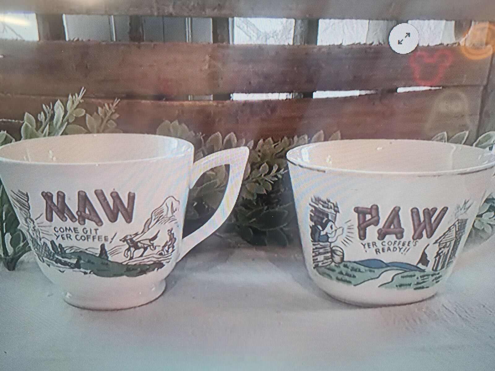 Antique coffee cups