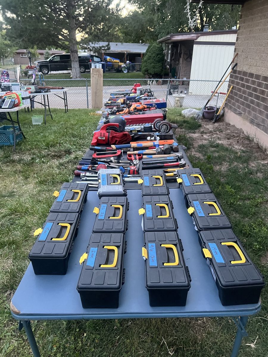Variety of Tools, Knives, & Electronics for Sale - Garage Sale Finds