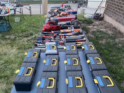 Variety of Tools, Knives, & Electronics for Sale - Garage Sale Finds