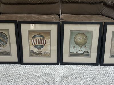 set of 4 Balloon prints